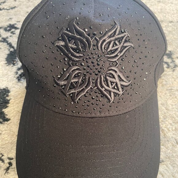 AUTHENTIC AMIRI MA QUAD CRYSTAL CANVAS HAT - Picture 4 of 6